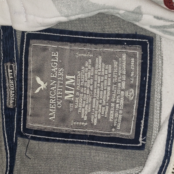 White American Eagle Zip-up Hoodie - Picture 2 of 3